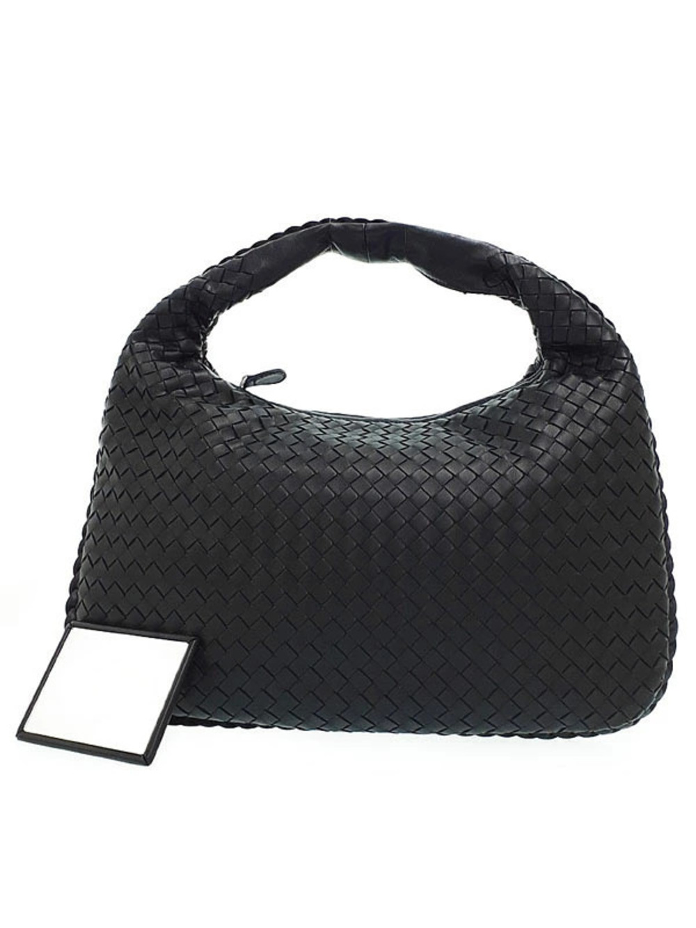 Bottega Veneta Intrecciato Veneta Hobo Bag woven nappa leather Black